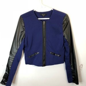 Blue and black jacket